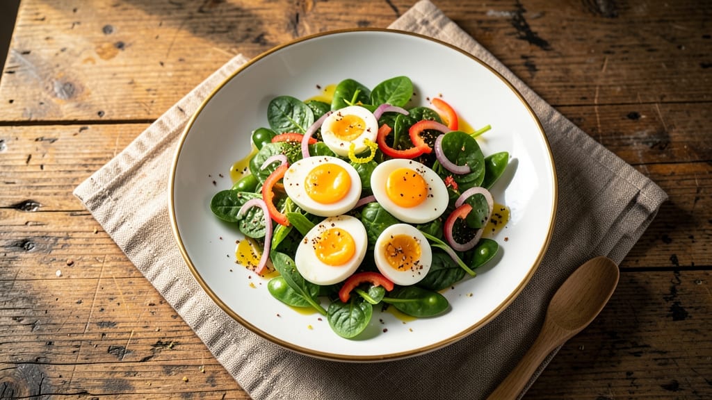 Sweet Pea Salad with Eggs Recipe: Springtime Crunch Meets Creamy Yolk Magic