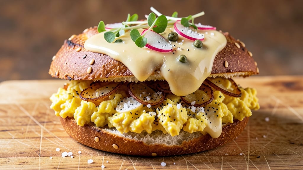 Vegan Egg Sandwich Recipe: Fluffy Tofu Scramble With Crispy Avocado Toast