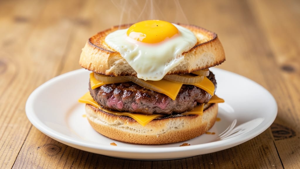 Smash Burgers With Egg Recipe: Crispy-Edged, Eggy-Creamy Breakfast Powerhouse