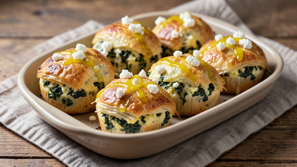 Spanakopita Egg Muffins Recipe: Crispy Phyllo Layers and Herby Feta Bites