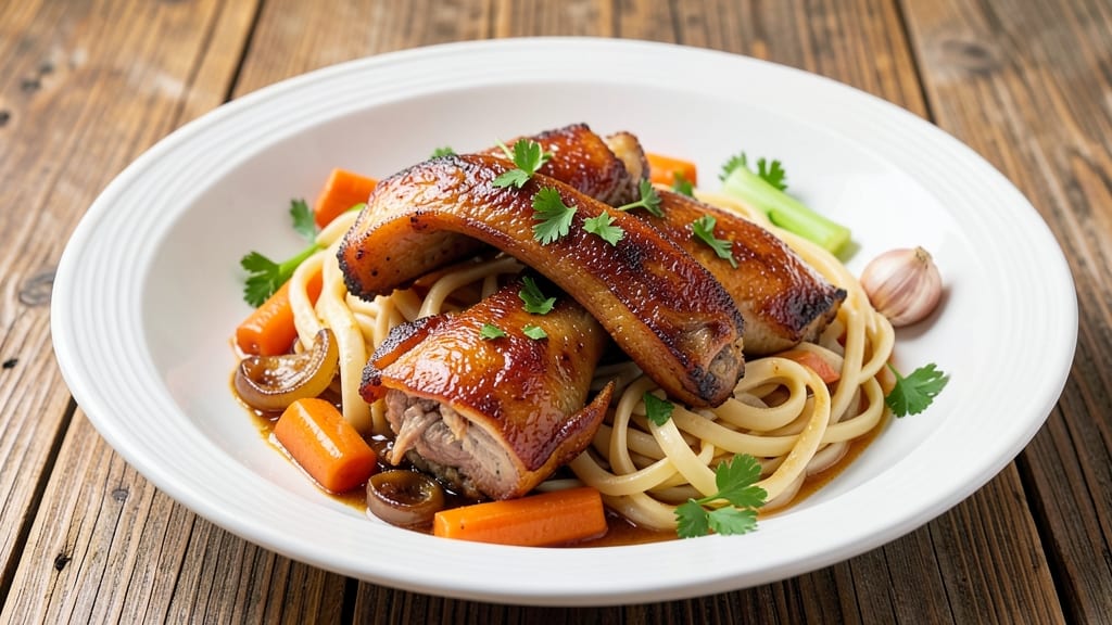 Turkey Necks and Egg Noodles Recipe: Deep-Flavor Braise With Silky Noodles