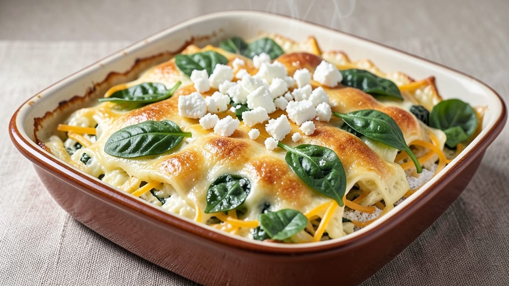 Spinach Feta Egg Bake Recipe: Golden Crust, Creamy Cheese Fusion
