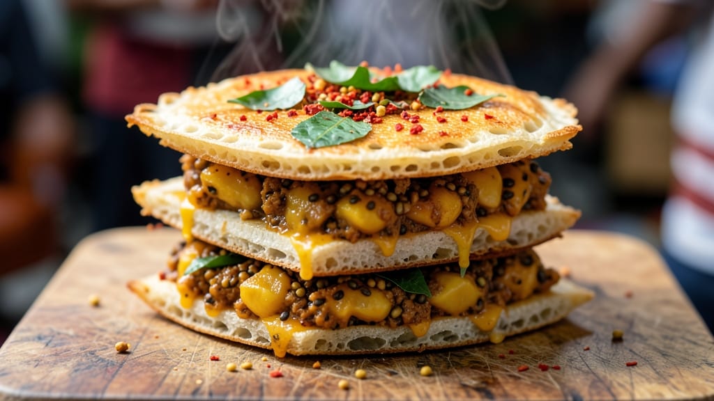 Sri Lankan Egg Sandwich Recipe: Spiced Hopper Crisp With Runny Yolk Magic