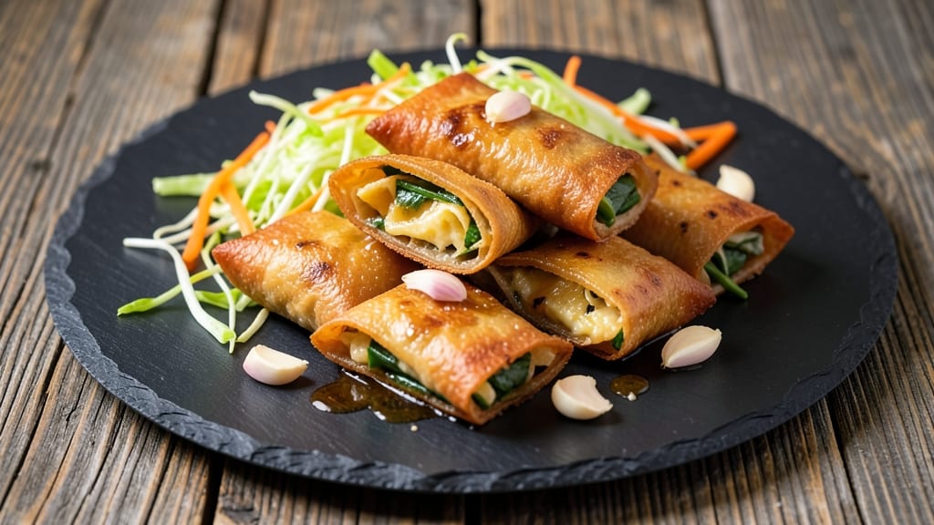 Vegetarian Egg Roll Recipe with Bean Sprouts: Crispy Wraps Packed With Fresh Crunch