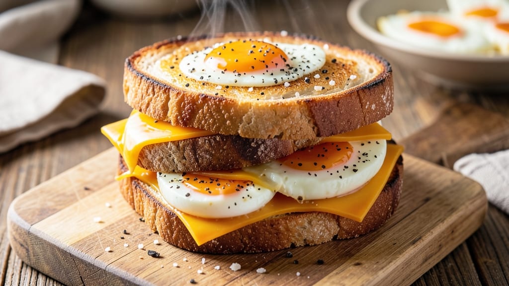Soft-Boiled Egg Sandwich Recipe: Runny Yolk Magic Between Toasted Bread