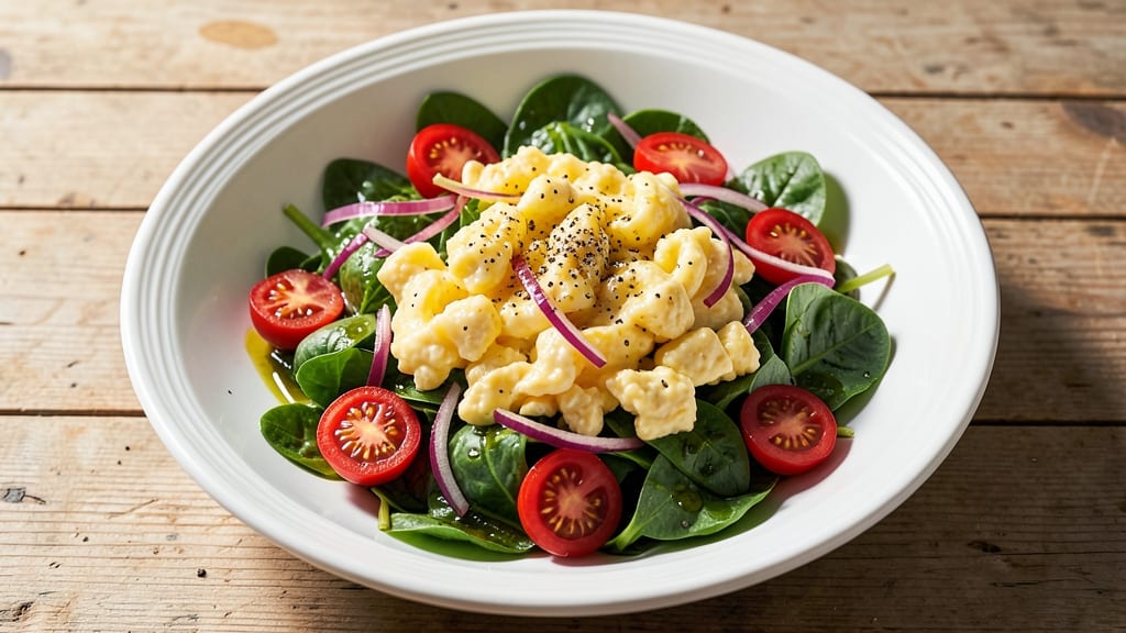 Tossed Salad and Scrambled Eggs Recipe: Protein-Packed Breakfast in 15 Minutes