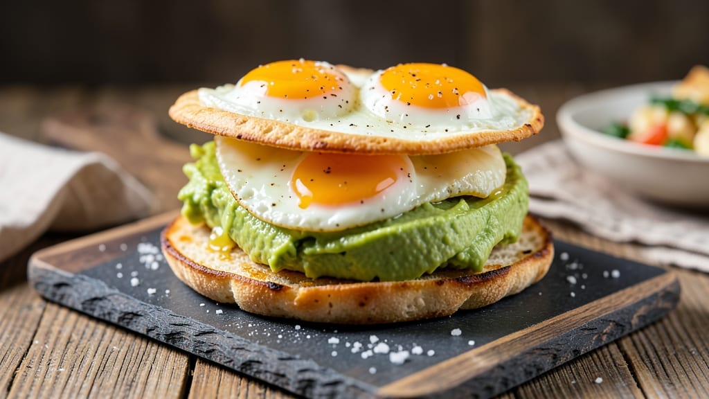 Western Egg Sandwich Recipe: Crispy Tortilla Layers With Creamy Avocado Filling