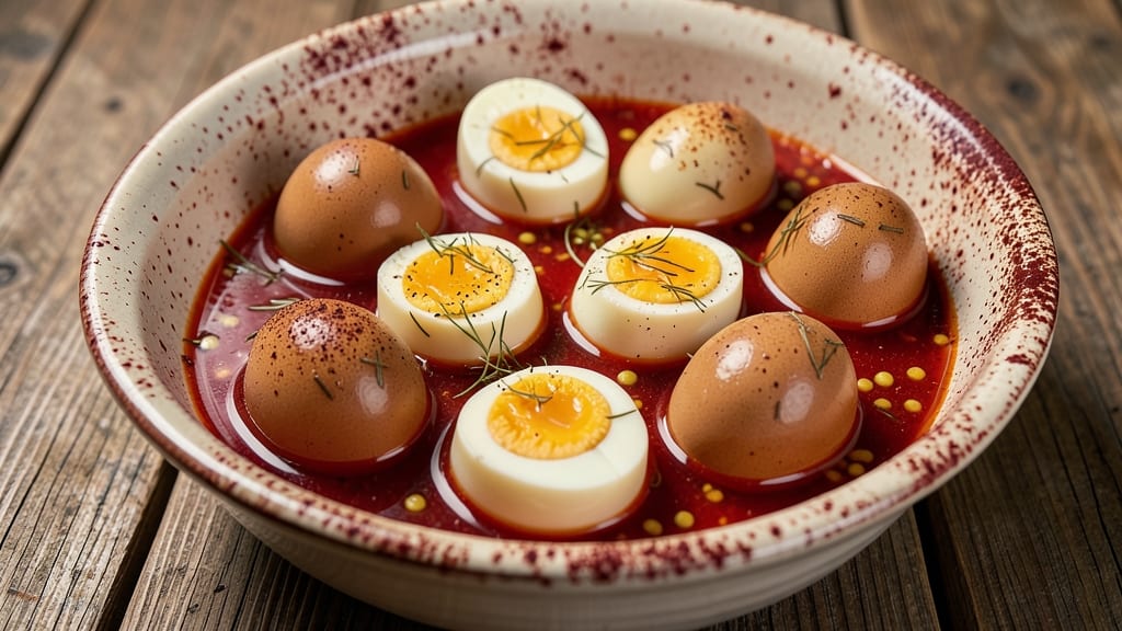 Tavern Pickled Eggs Recipe: Crunchy Bites With Tangy Vinegar Zing