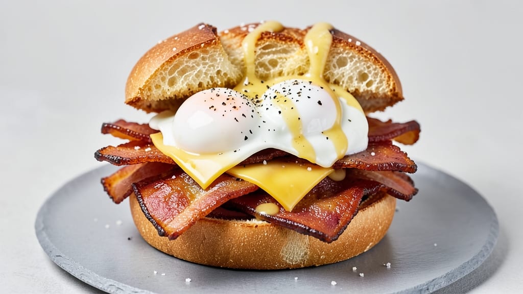 Starbucks Turkey Bacon Egg White Sandwich Recipe: Crispy Bacon and Fluffy Whites in 10 Minutes