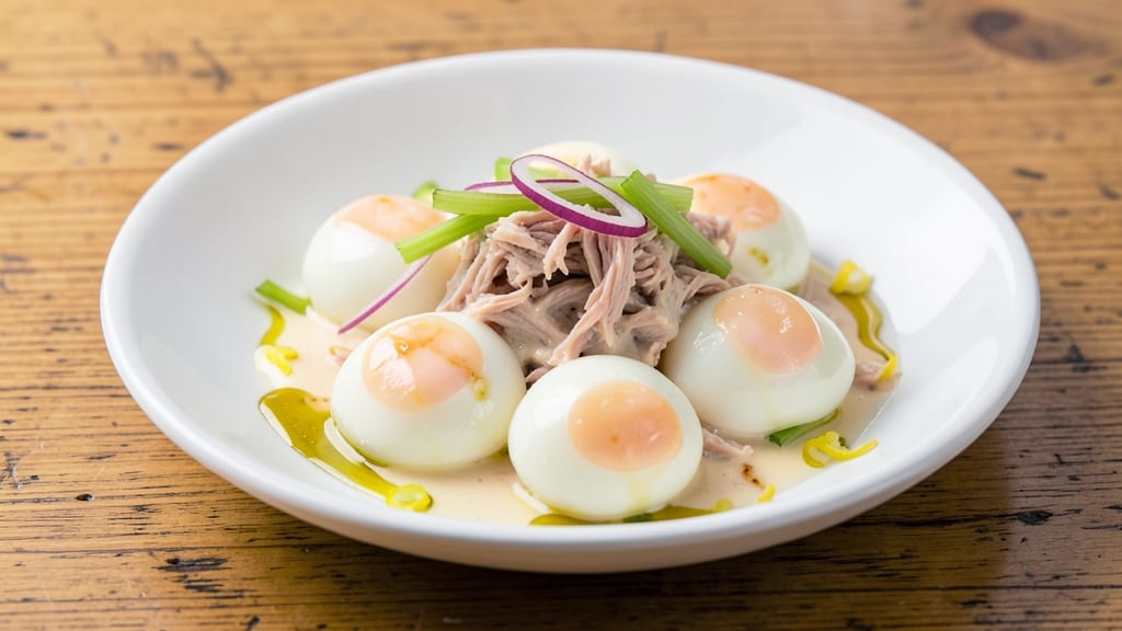 Tuna Egg Mayo Salad Recipe: Crunchy Celery and Flaky Tuna Bliss