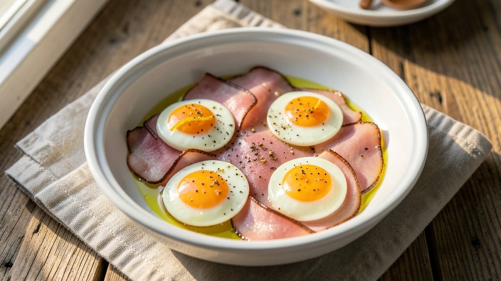 Sliced Ham and Eggs Recipe: Crispy-Edged Breakfast in 10 Minutes