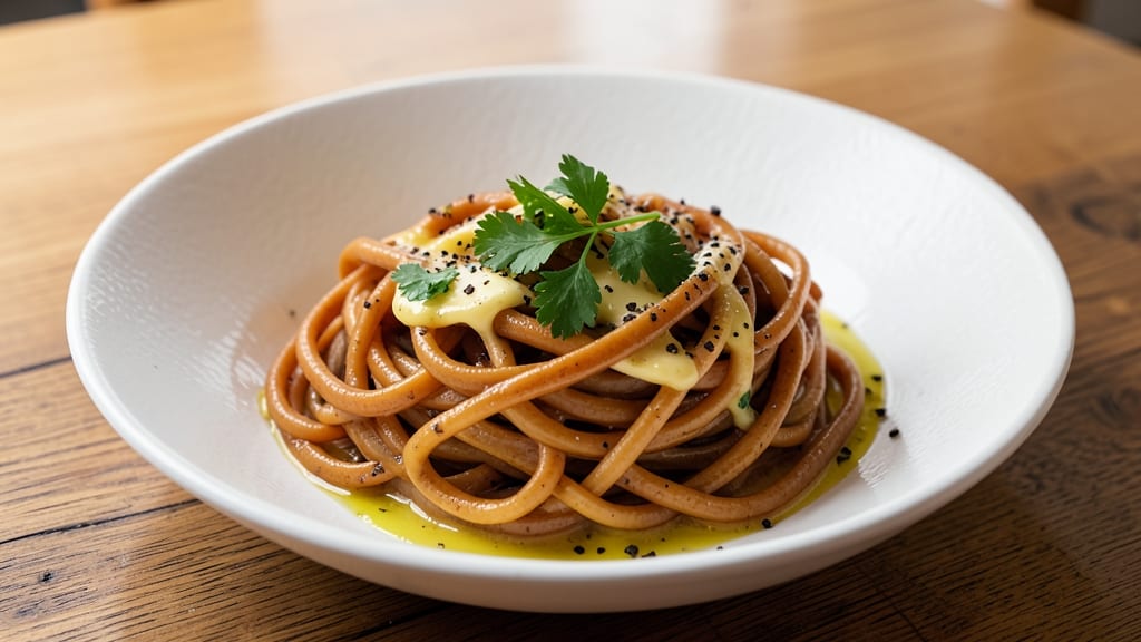 4 Egg Pasta Recipe: Crispy-Topped, Silky Egg Yolk Magic