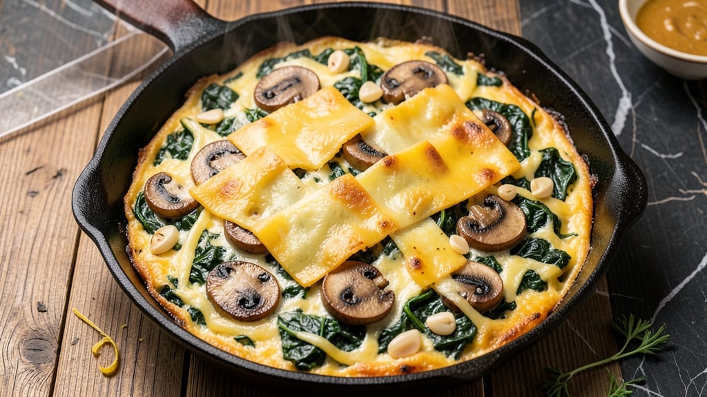 Spinach Mushroom Egg Casserole Recipe: One-Pan Breakfast That Bakes to Golden Crisp