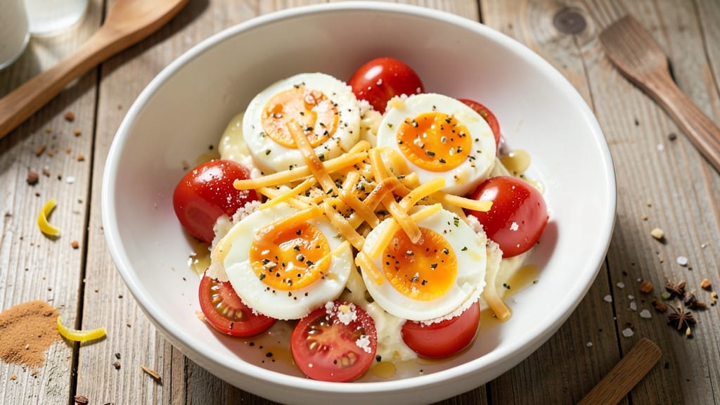 Tomato Cheese Egg Recipe: Crispy Topped Breakfast Bites in 15 Minutes