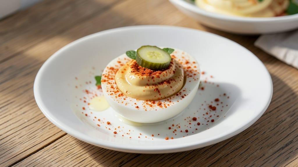 Single Deviled Egg Recipe: Bold Mustard-Pickle Kick in 20 Minutes