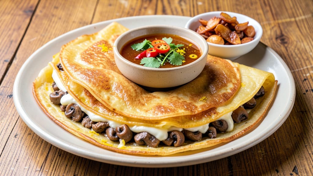 Vietnamese Egg Pancake Recipe: Crispy Layers and Silky Turmeric Filling