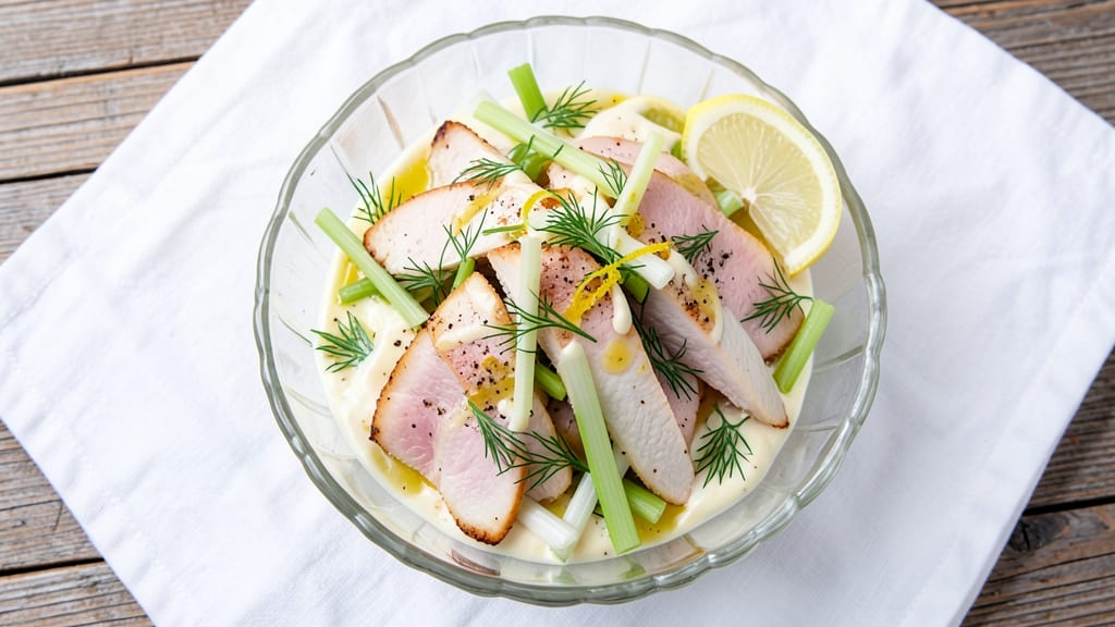 Egg Harbor Chicken Salad Recipe: Herb-Infused Mayonnaise With Crunchy Celery Bites