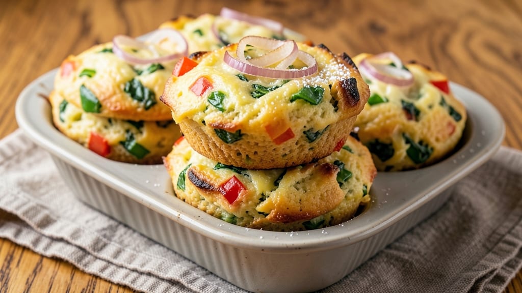Veggie Cheese Egg Muffins Recipe: Fluffy Egg Cups With Hidden Veggies