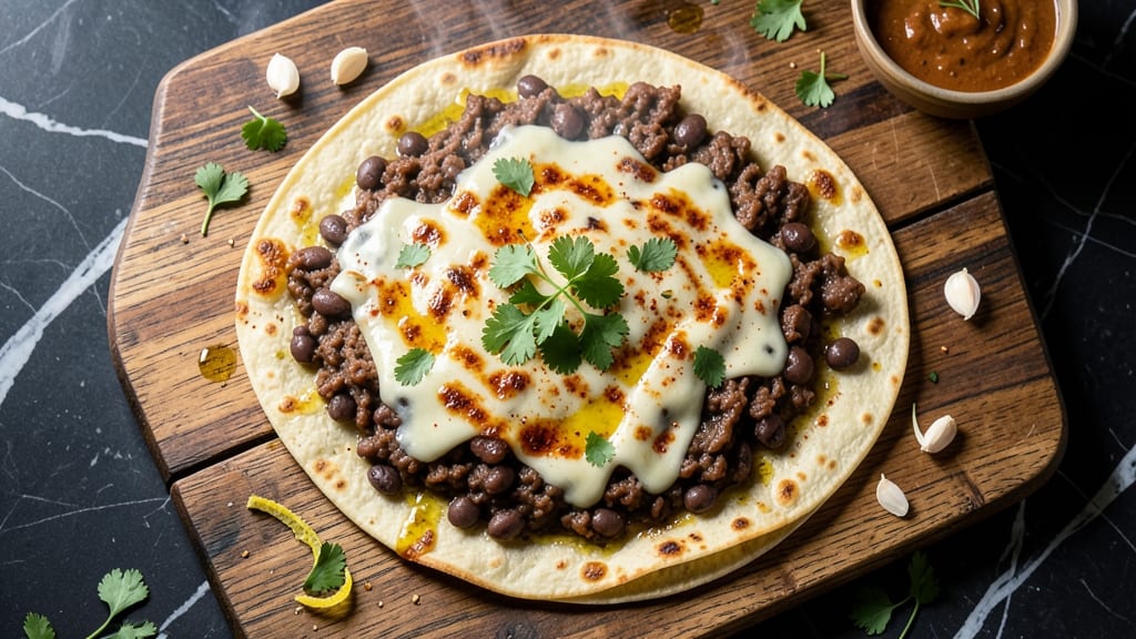 Veggie Bean Quesadilla Recipe: Crispy Tortilla Shells Filled With Spiced Beans