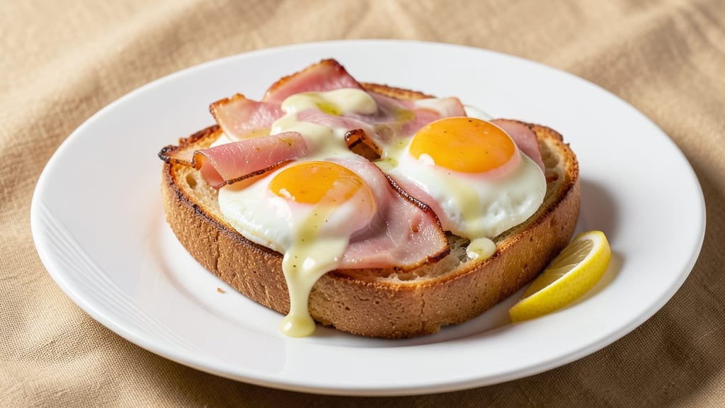Weight Watchers Egg Benedict Recipe: Poached Eggs With Crispy Ham and Light Hollandaise