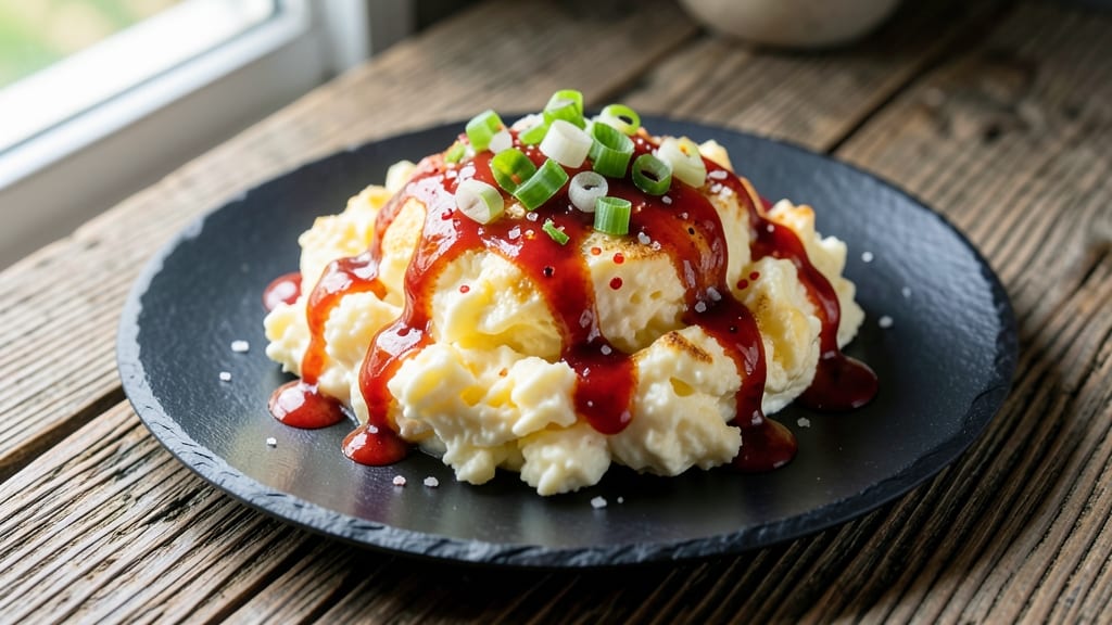 Sriracha Scrambled Eggs Recipe: Spicy Kick With Silky Texture