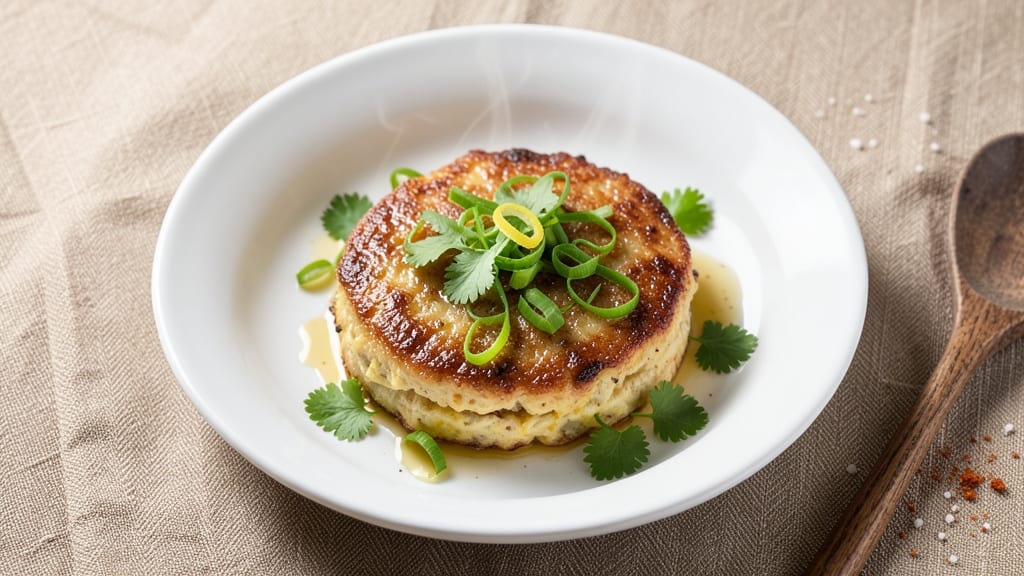 Weight Watchers Egg Foo Young Recipe: Crispy Celery Crowns Over Silky Herb Broth