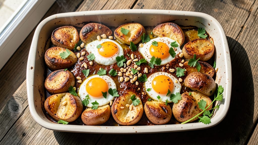 Spanish Baked Eggs Recipe: Smoky Paprika and Herb Infusion