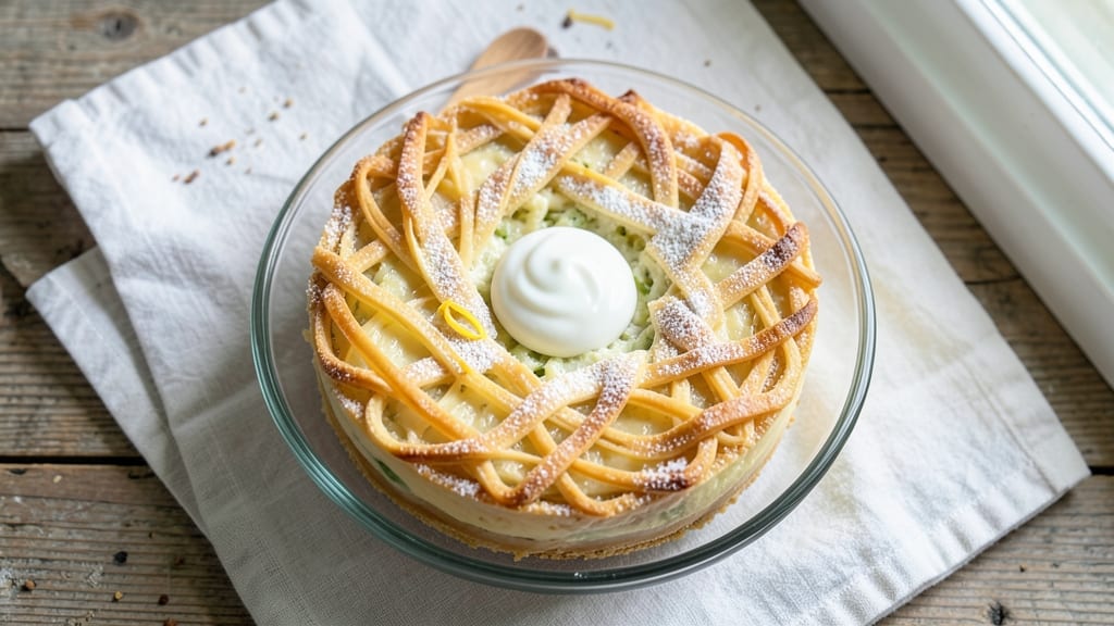 Thai Egg Cake Recipe: Silky Coconut Mousse With Toasted Pandan Crunch