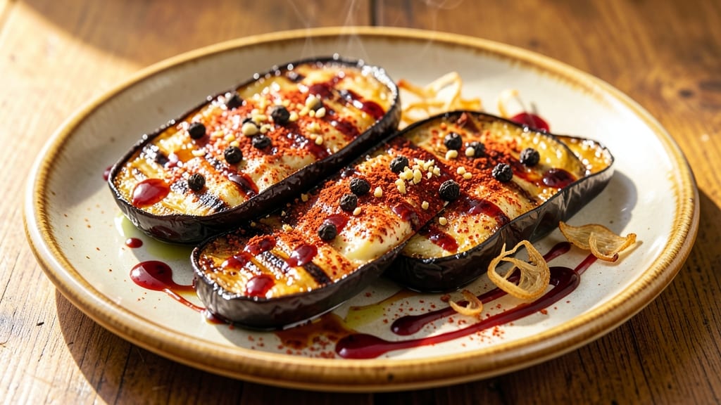 Spicy Roasted Eggplant Recipe: Charred Crunch Meets Smoky Heat